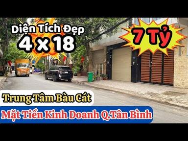 Tân Binh | Bán Nhà 2 Tầng Mặt Tiền Trung Tâm Khu Bàu Cát | Vị Trí Đẹp Có Thể Kinh Doanh Mọi Nghề