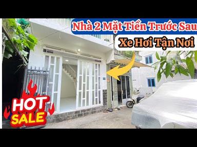 Bình Thạnh | Bán Nhà 2 Tầng Hẻm Xe Hơi Đường Lê Quang Định | Vị Trí Đẹp 2 Mặt Tiền Trước Sau