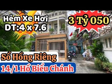 Bán Nhà 2 Mặt Tiền Hẻm Xe Hơi Quận Phú Nhuận | Sổ Hồng Riêng Vị Trí Đẹp Sát Bên Nguyễn Văn Trỗi