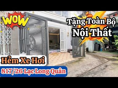 Bán Nhà Căn Góc 5 Tầng Hẻm Xe Hơi Đường Lạc Long Quân | Chủ Nhà Tặng Full Nội Thất Cao Cấp
