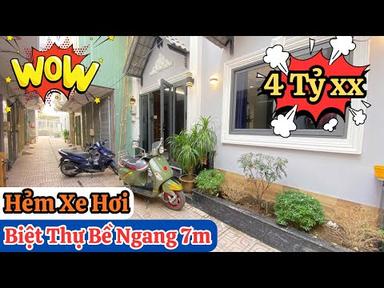 Quận 7 | Siểu Phẩm Biệt Thự 2 Tầng Bề Ngang 7m Mà Giá Chỉ Hơn 4 Tỷ | Nhà Đẹp Hẻm Xe Hơi Tặng NT